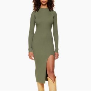 Aritzia Wilfred Alchemy Dress - Green